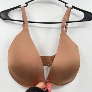 SKIMS Seamless Push Up Bra‎ 34DDD Banana Nude Wireless Comfortable Everyday